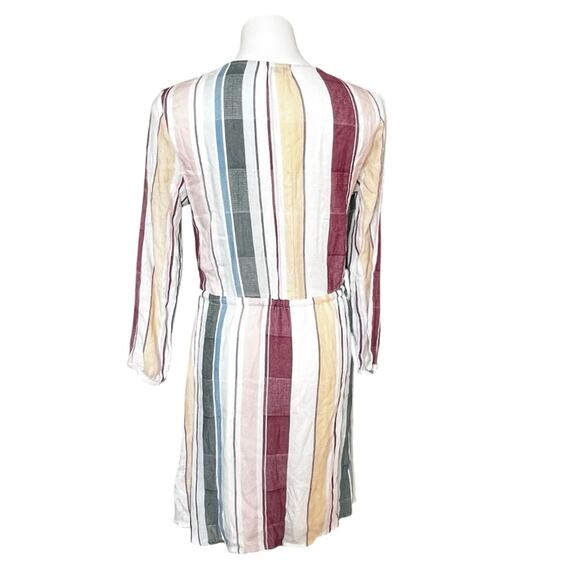 Rails Becca Cusco striped long sleeve surplice tie waist size xs - Picture 4 of 11